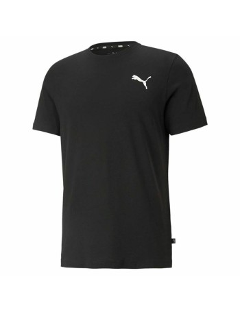 T-shirt à manches courtes homme Puma Essentials Small Logo Noir