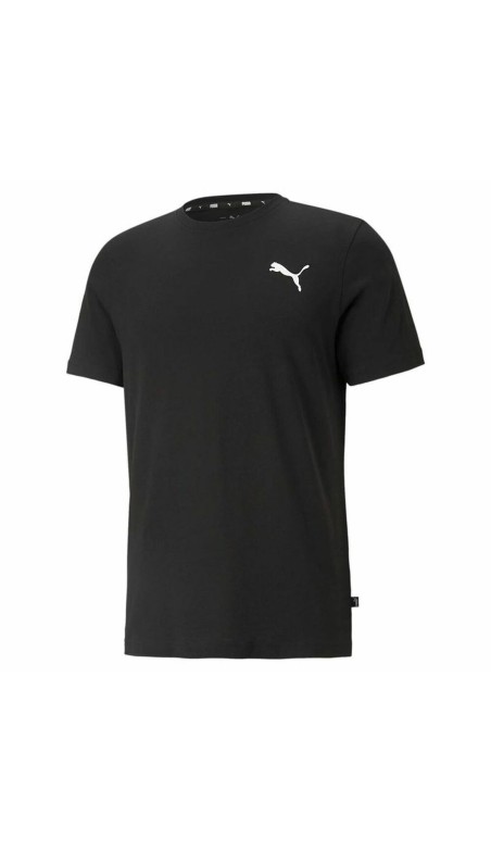 Maglia a Maniche Corte Uomo Puma Essentials Small Logo Nero