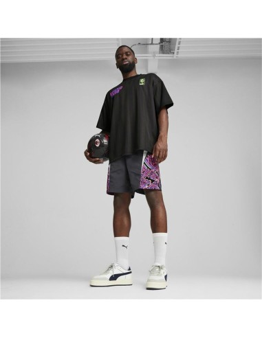 Pantalones Cortos Deportivos para Hombre Puma AC Milan Gris oscuro