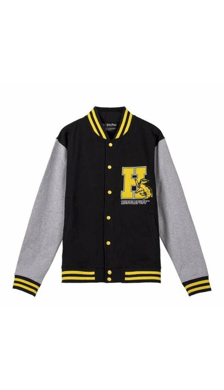 Sudadera sin Capucha Unisex Harry Potter Hufflepuff Negro