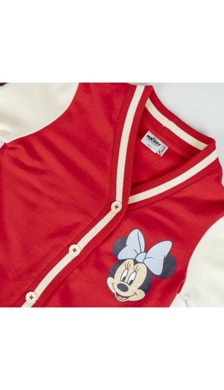 Veste de Survêtement pour Enfants Minnie Mouse Rouge