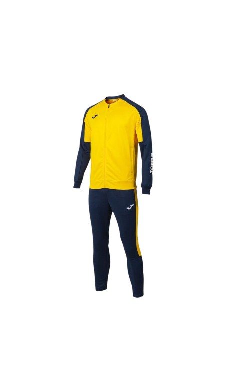 Survêtement pour Adultes Joma Sport Eco Championship Jaune Blue marine Enfant Homme 2 Pièces