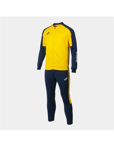 Survêtement pour Adultes Joma Sport Eco Championship Jaune Blue marine Enfant Homme 2 Pièces