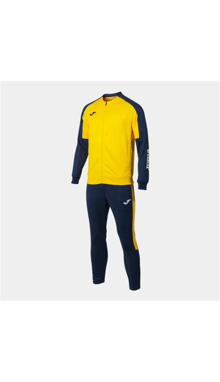 Survêtement pour Adultes Joma Sport Eco Championship Jaune Blue marine Enfant Homme 2 Pièces