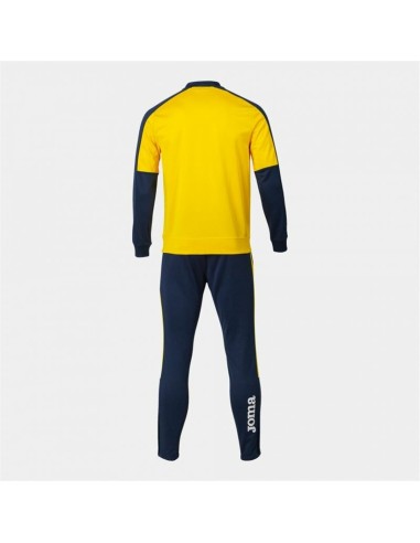 Survêtement pour Adultes Joma Sport Eco Championship Jaune Blue marine Enfant Homme 2 Pièces