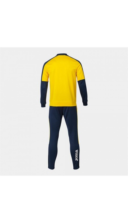 Survêtement pour Adultes Joma Sport Eco Championship Jaune Blue marine Enfant Homme 2 Pièces
