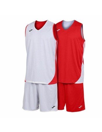 Ensemble de Sport pour Adultes Joma Sport Kansas Rouge Multicouleur 2 Pièces