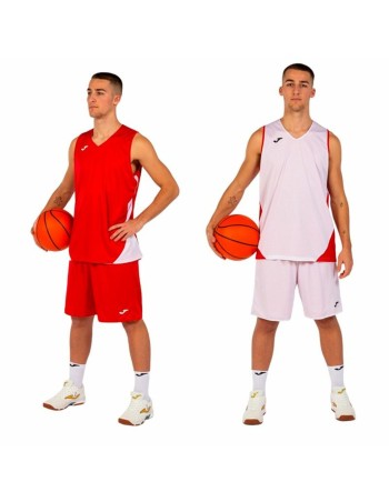 Sportoutfit voor volwassenen Joma Sport Kansas Rood Multicolour 2 Onderdelen 2