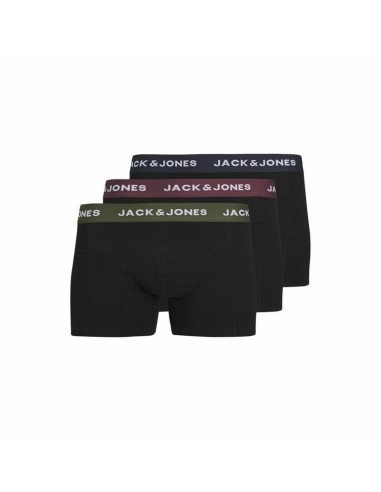 Boxer pour homme Jack & Jones Jacaron Solid Trunks Noir