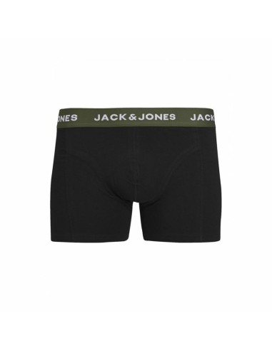 Boxers de Homem Jack & Jones Jacaron Solid Trunks Preto