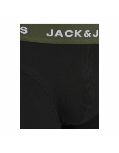 Bóxer de Hombre Jack & Jones Jacaron Solid Trunks Negro