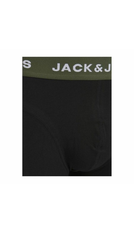 Boxer pour homme Jack & Jones Jacaron Solid Trunks Noir