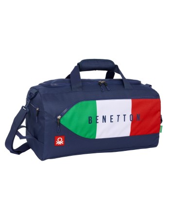 Sac de sport Benetton Flag Blue marine 50 x 25 x 25 cm