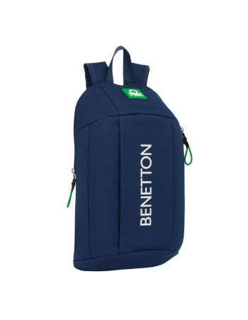 Sac à dos Casual Benetton Green Blue marine 22 x 39 x 10 cm