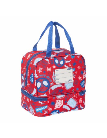 Sac à goûter Spider-Man Rescue Bleu Rouge 20 x 20 x 15 cm 2