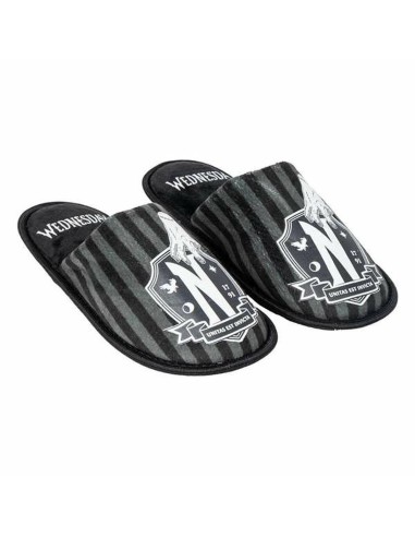 Hausschuhe Wednesday Schwarz