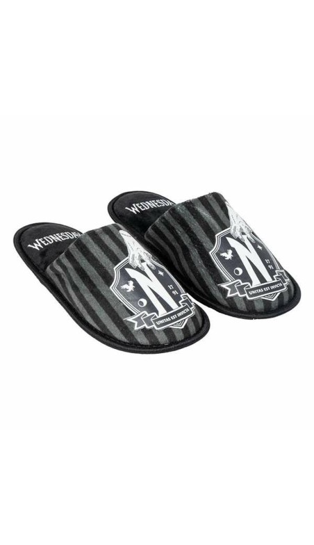 Hausschuhe Wednesday Schwarz