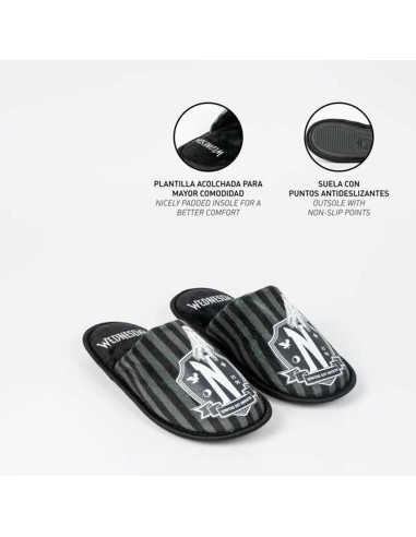 Chaussons Wednesday Noir