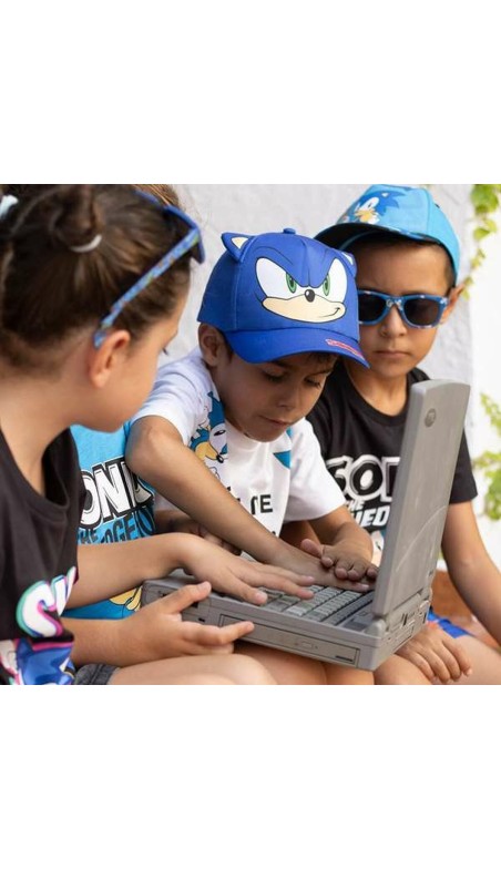 Gorra Infantil con Orejas Sonic