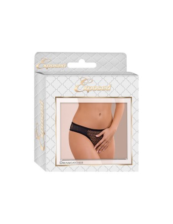 Culottes à Dentelle Exposed Noir