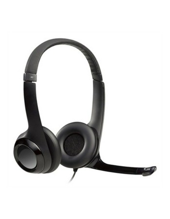 Casques avec Microphone Logitech 981-000406 Noir