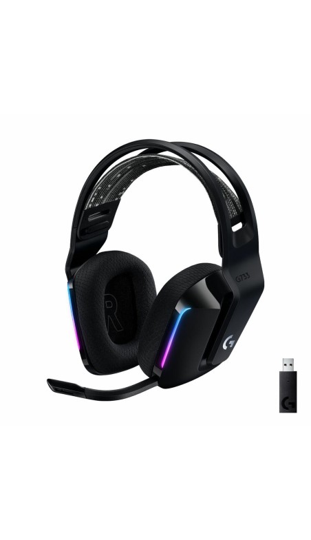 Casques avec Micro Gaming Logitech G733 Lightspeed Headset Noir