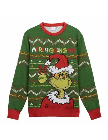 Pull homme The Grinch Vert S