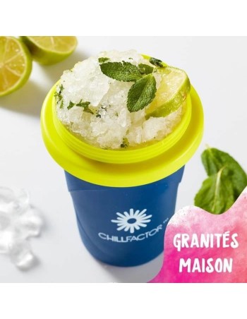 Verre pour Glaces Alimentaires et Granités avec Recettes Bandai Chillfactor Granita Mug Rose Plastique 2