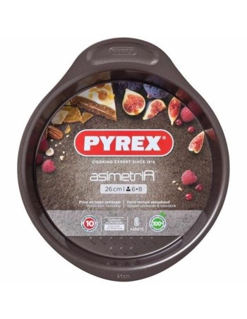 Backform Pyrex Braun Schwarz Metall 2