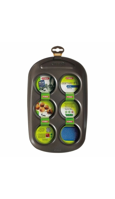 Muffinform Pyrex Braun