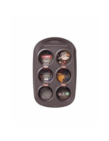 Muffinform Pyrex Braun