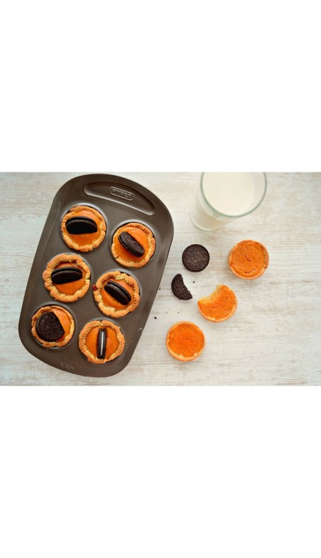 Muffinform Pyrex Braun