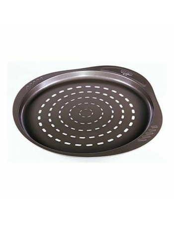 Pizzablech Pyrex Braun Schwarz Metall 2