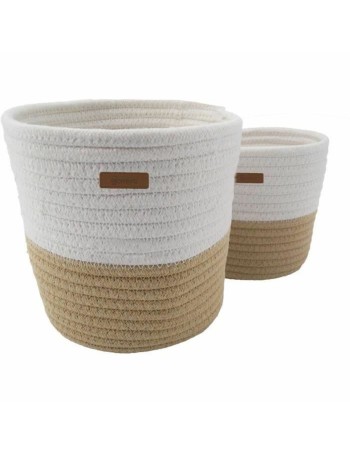 Panier Domiva Beige Coton