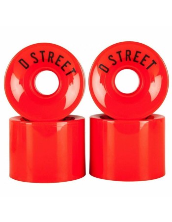 roues Dstreet ‎DST-SKW-0001 59 mm Rouge 2