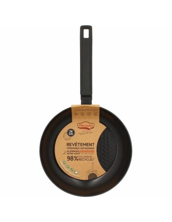 Pfanne Menastyl Schwarz Geschmiedetes Aluminium Ø 24 cm 2