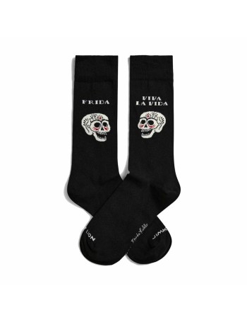 Sokken Jimmy Lion Frida Viva La Vida Zwart 41-46