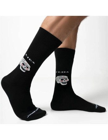 Sokken Jimmy Lion Frida Viva La Vida Zwart 41-46 2