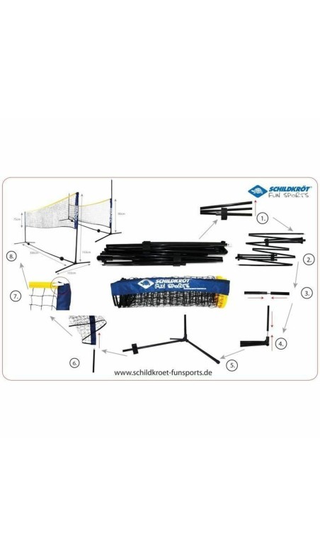 Filet de volley-ball Schildkröt 300 cm