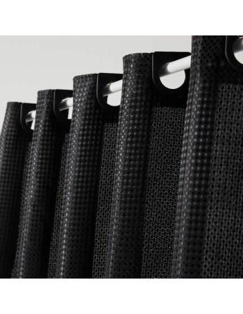 Rideau de Douche TODAY Noir Polyester 180 x 200 cm (12 Unités) 2