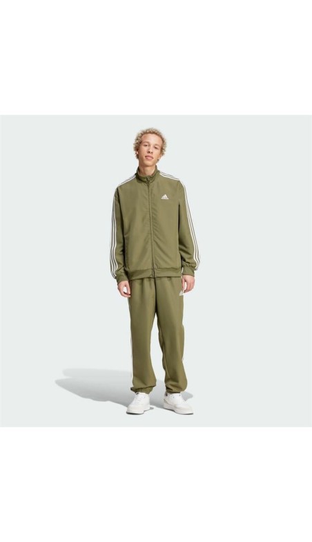 Trainingsanzug Adidas Basic 3S Woven grün Herren