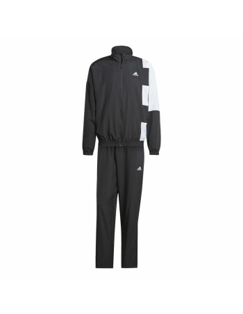 Trainingsanzug Adidas Colorblock Schwarz Herren