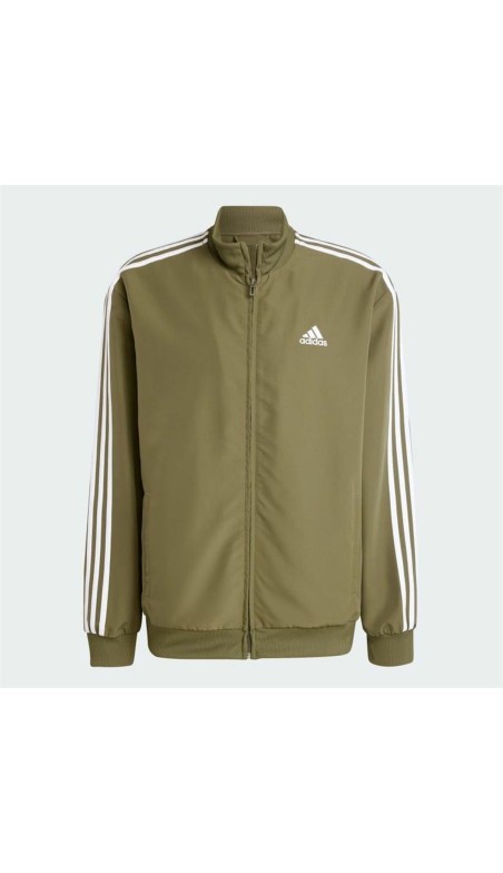 Trainingspak Adidas Basic 3S Woven Groen Mannen