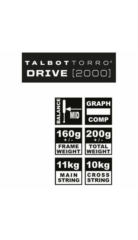 Raquette de badminton Talbot-Torro