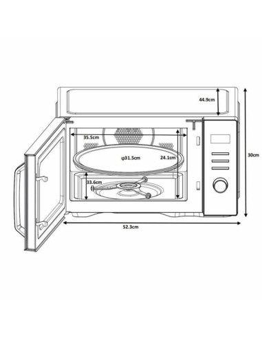 Microondas Continental Edison