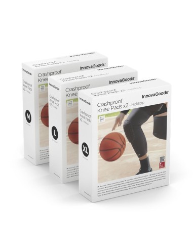Honeycomb anti-botsing kniebeschermers Hokkop InnovaGoods 2 Stuks