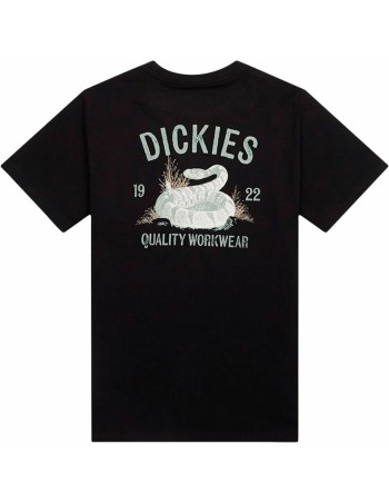 Camisola de Manga Curta Homem Dickies Dickies Snake Ss Tee Preto 2
