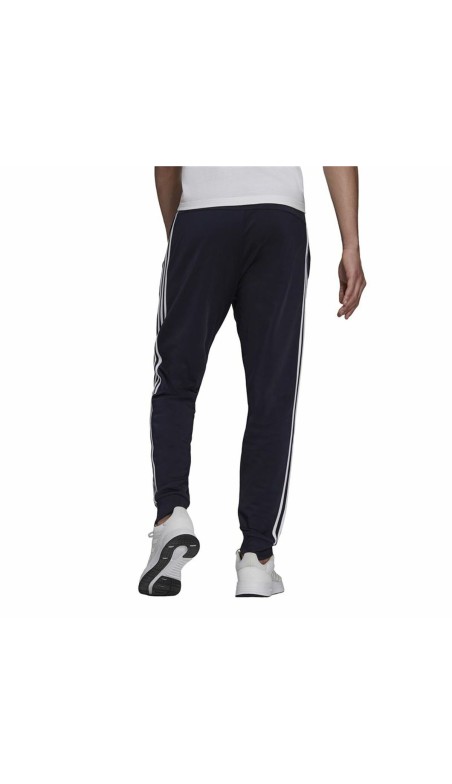 Pantalon de Survêtement pour Adultes Adidas 3S Jog Tp Tri Bleu foncé