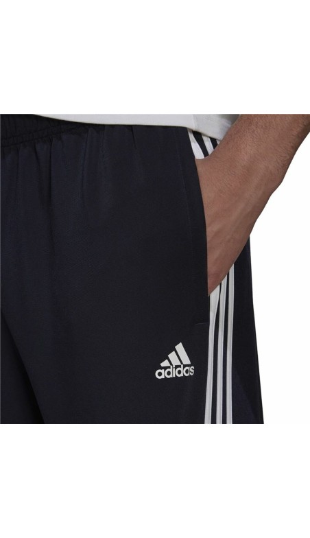 Pantalon de Survêtement pour Adultes Adidas 3S Jog Tp Tri Bleu foncé