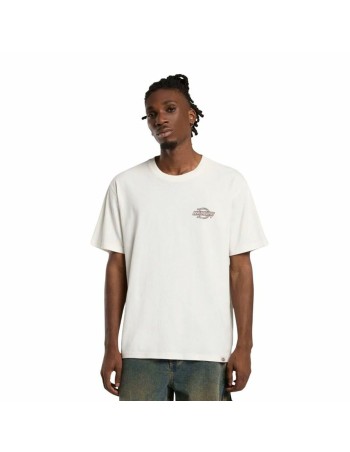 Camiseta de Manga Corta Hombre Dickies Wood Logo Blanco